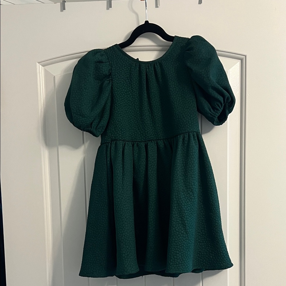 Rachel Parcell green puff sleeve dress size 4